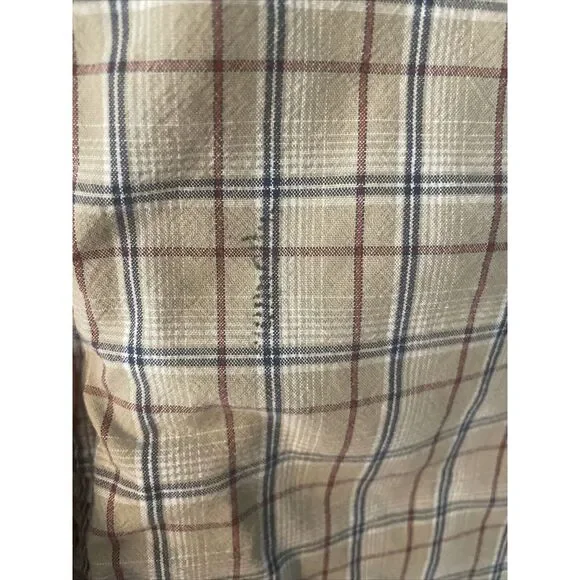 Carhartt Shirt Mens Extra Large (XL) Button Down Short Sleeve Plaid Workwear - Picture 6 of 10